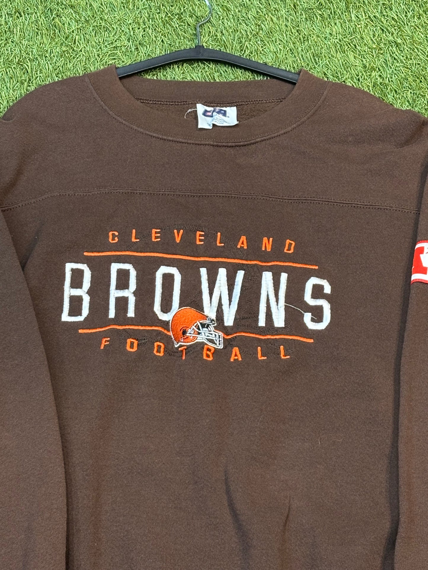 Vintage CSA Cleveland Browns Embroidered Crewneck