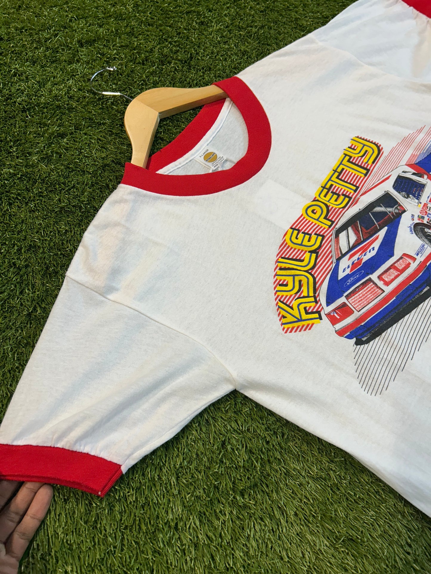 Vintage 90s The Wood Bros. Racing Team Kyle Petty #7 Tee