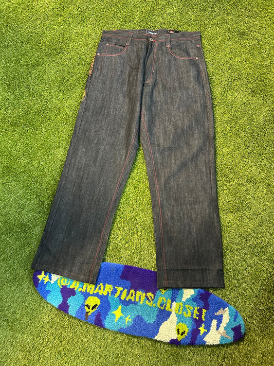 Y2K Golden Eagle Affliction Style Denim Jeans
