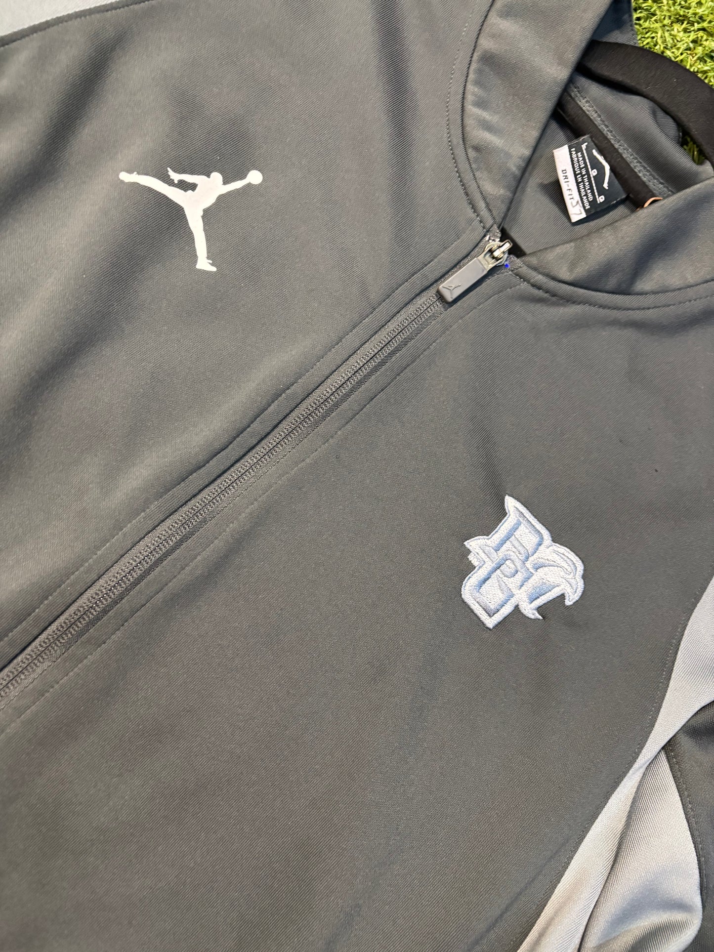 Multi Grey Jordan Brand Bowling Green Falcons Jacket Size Large