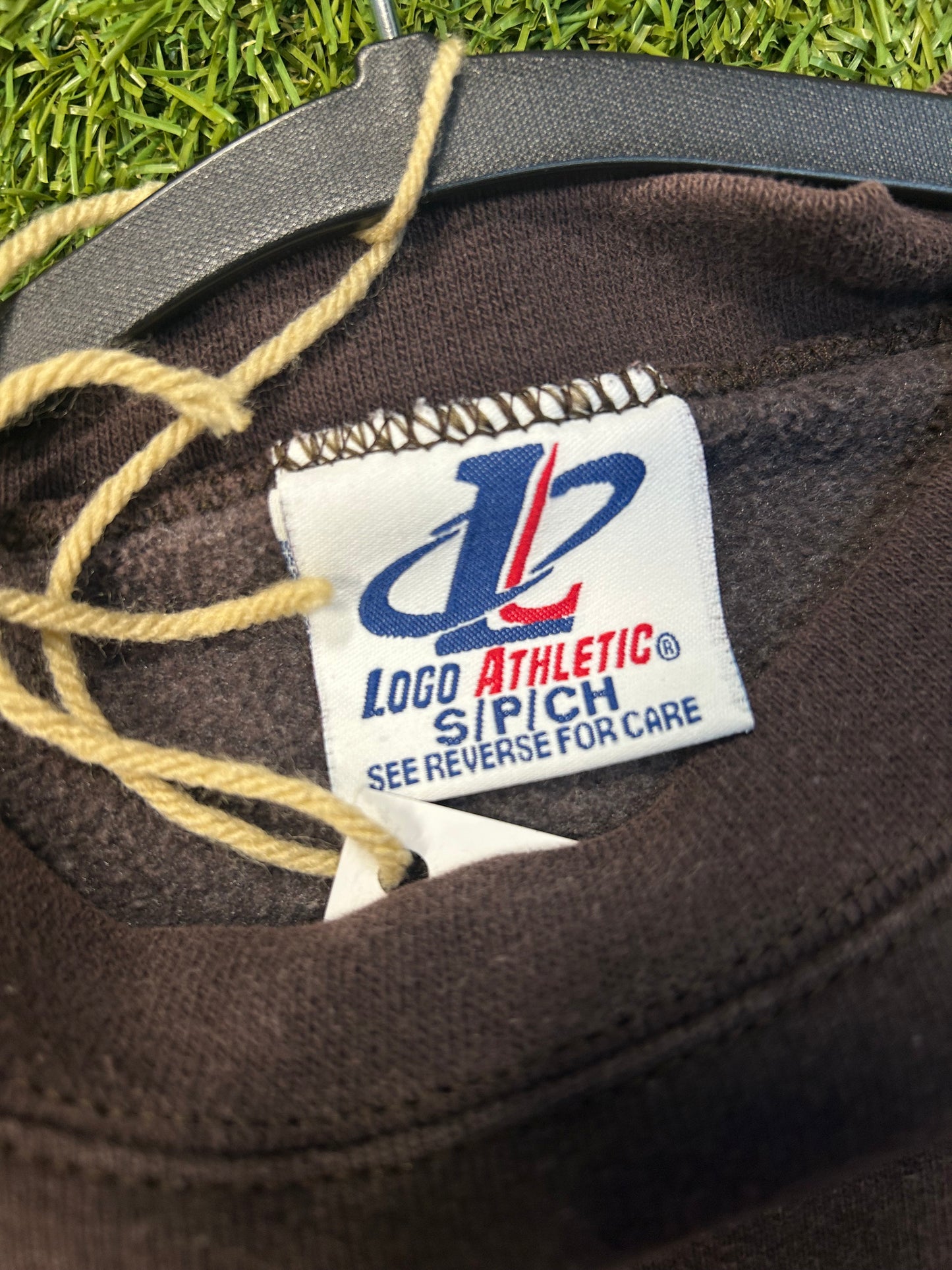 Vintage Logo Athletics Cleveland Browns EmbroideredCrewneck