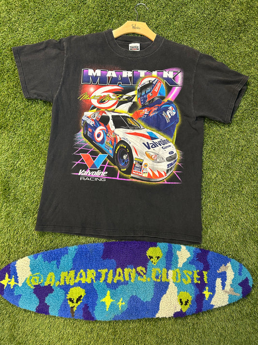 Vintage Mark Martin Valvoline NASCAR AOP Tee