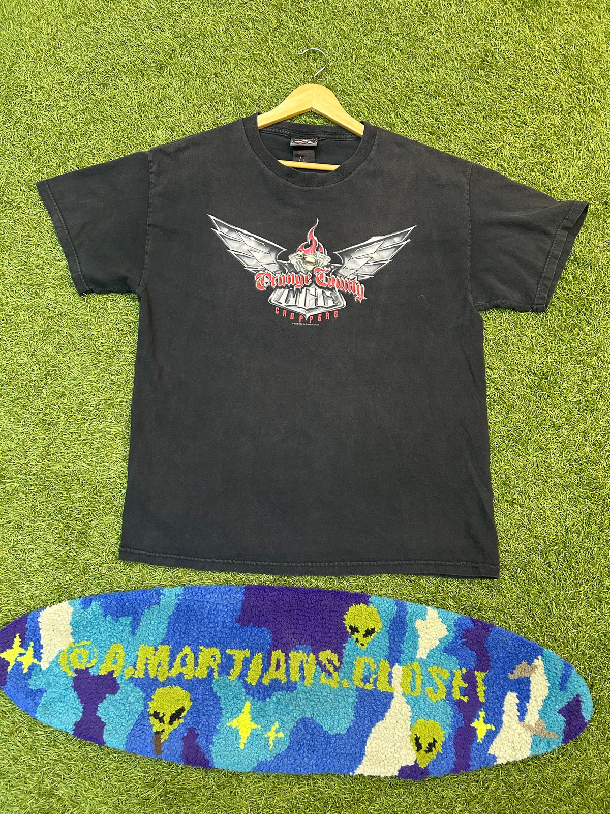 Y2K Orange County Choppers Small Motor With Wings Tee