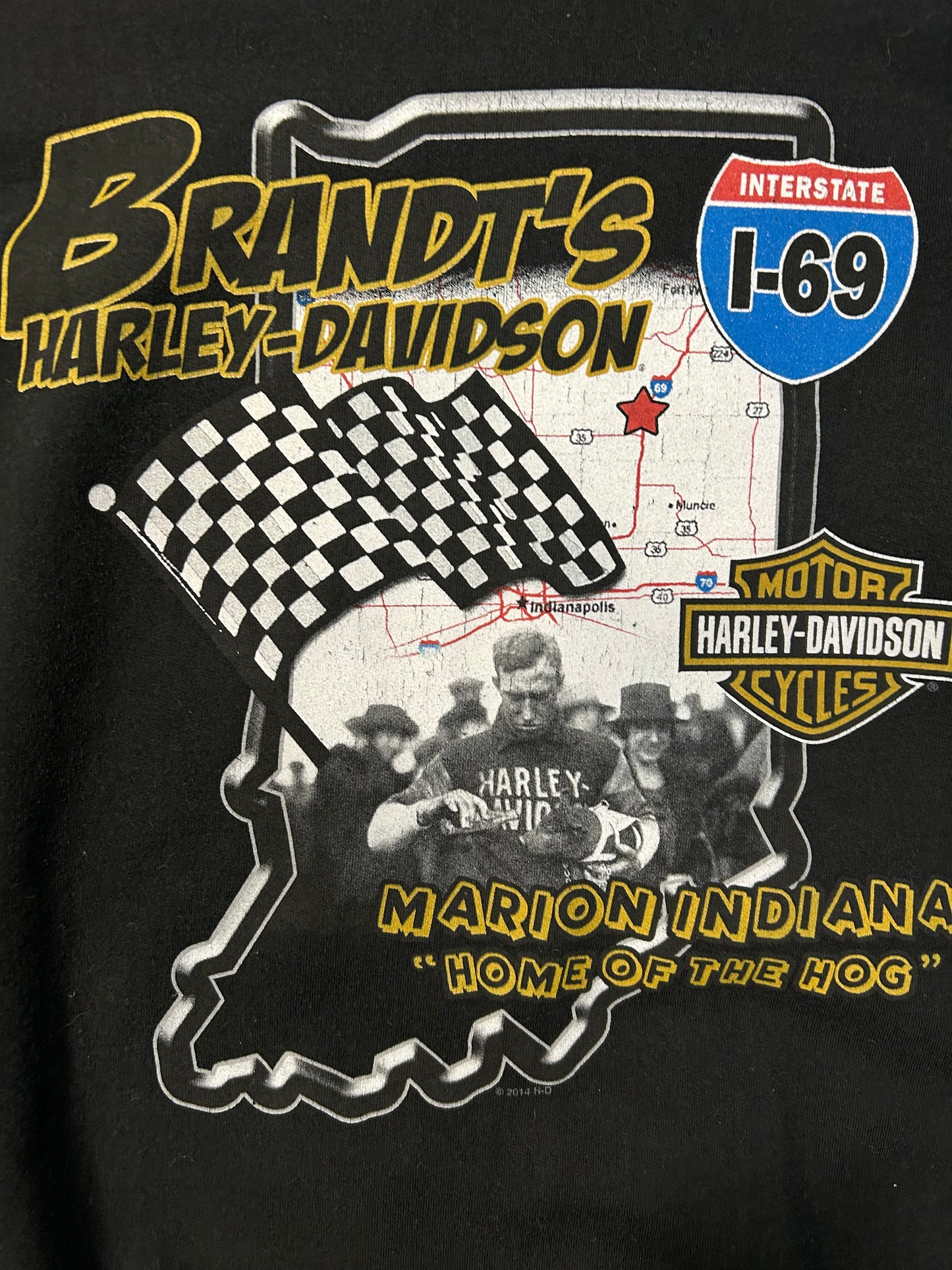 2013 Harley Davidson Wild & Free Crewneck