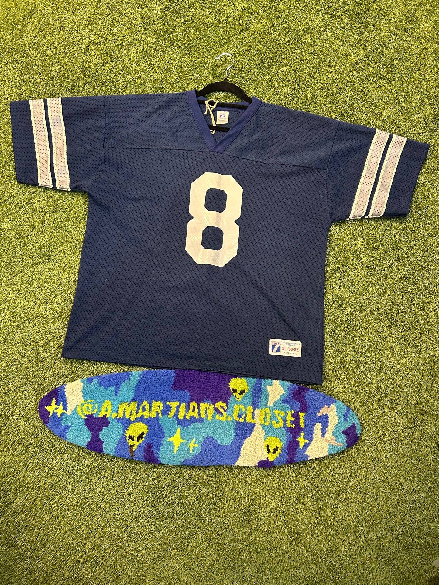 Vintage Logo7 Dallas Cowboys Troy Aikman #8 NFL Jersey