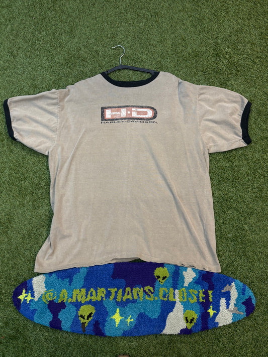 Vintage Harley Davidson Ringer Tee