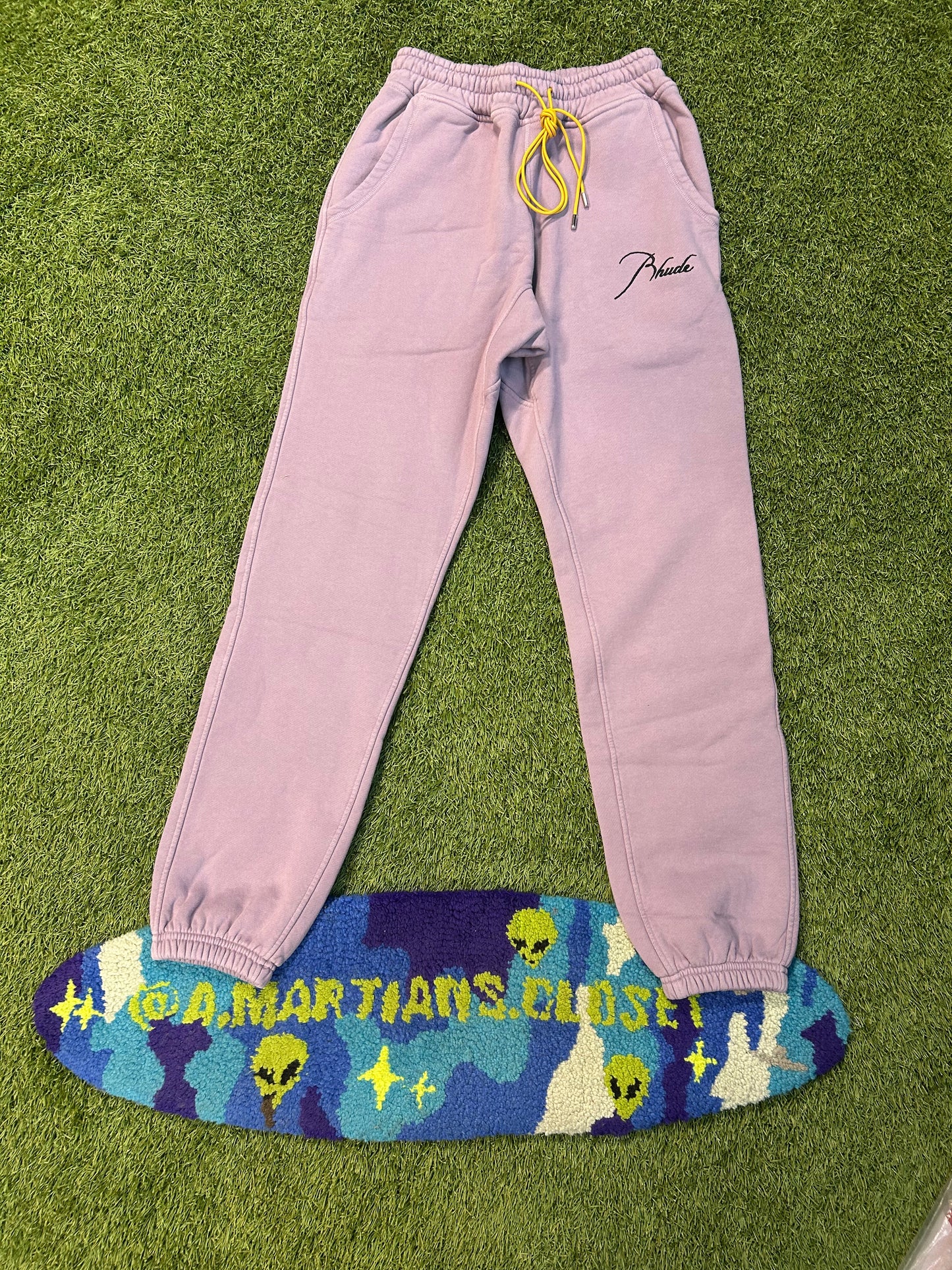 Authentic Rhude Sweat Pants Purple