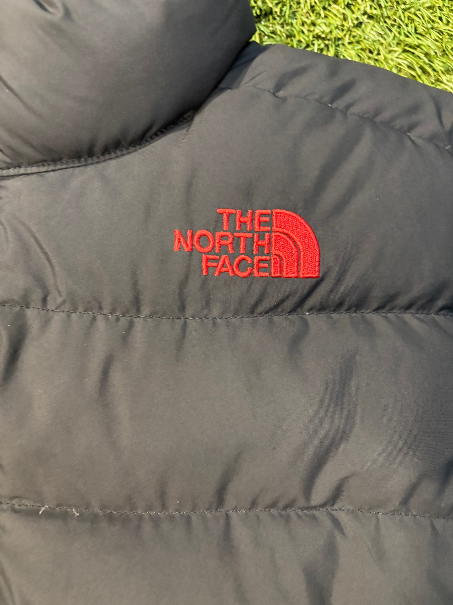 Black Puffer Style Fleece North Face Jacket Size Kids XL 18/20