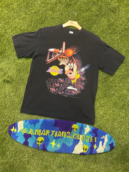 Vintage 1996 Los Angeles Lakers X Tasmania Tiger Dunk Tee