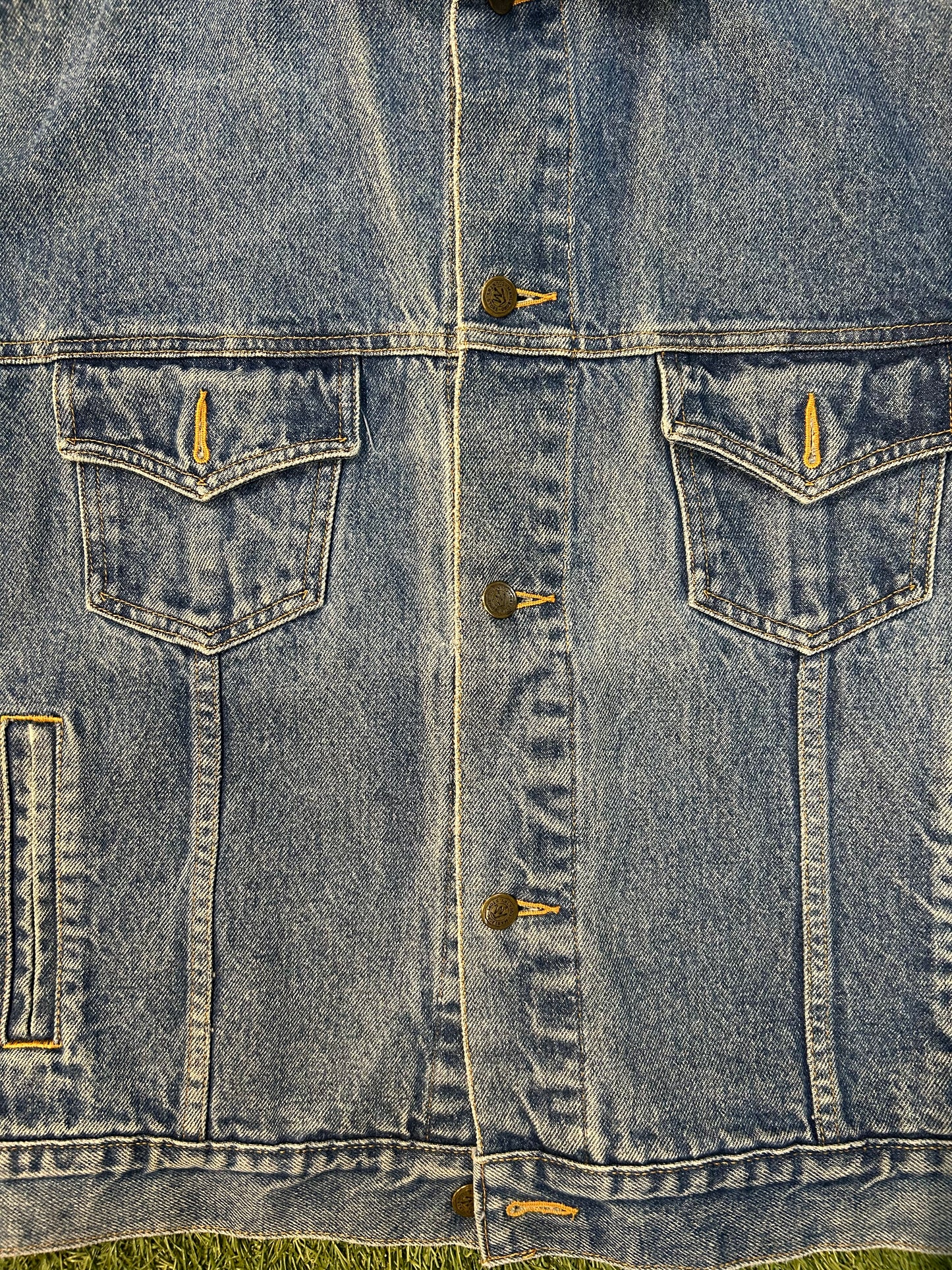 Vintage Marlboro Country Store Light Blue Jean Jacket