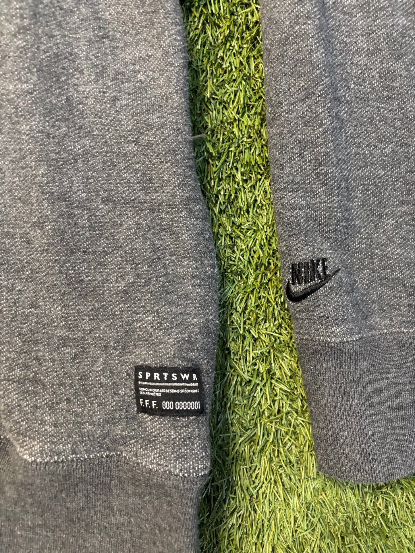 Grey F.F.F. Nike Crew Neck Sweater Size XXL