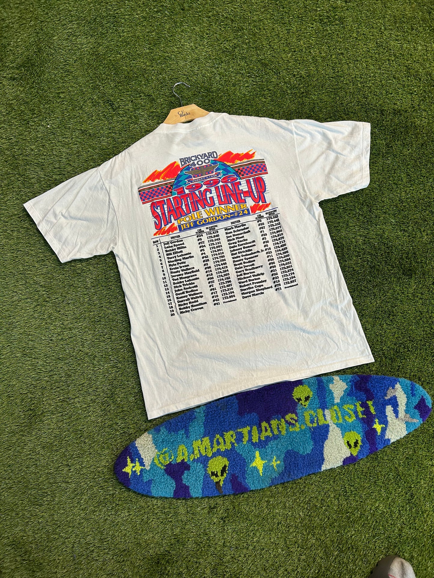 Vintage 1996 Jeff Gordon Brickyard 400 Tee