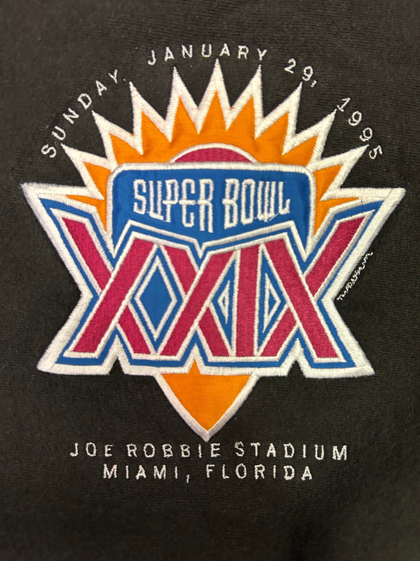 Rare Vintage 1995 Super Bowl XXIX Crewneck