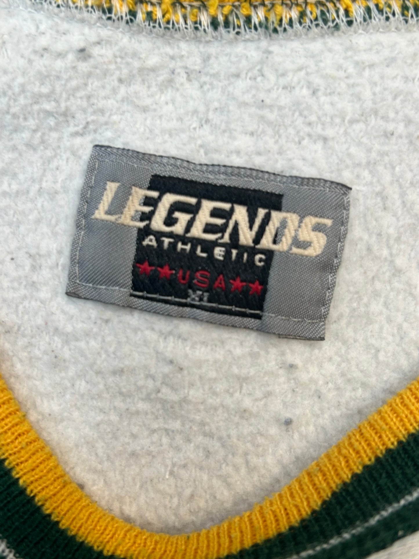 Vintage Green Bay Packers Across The Chest Logo Crewneck