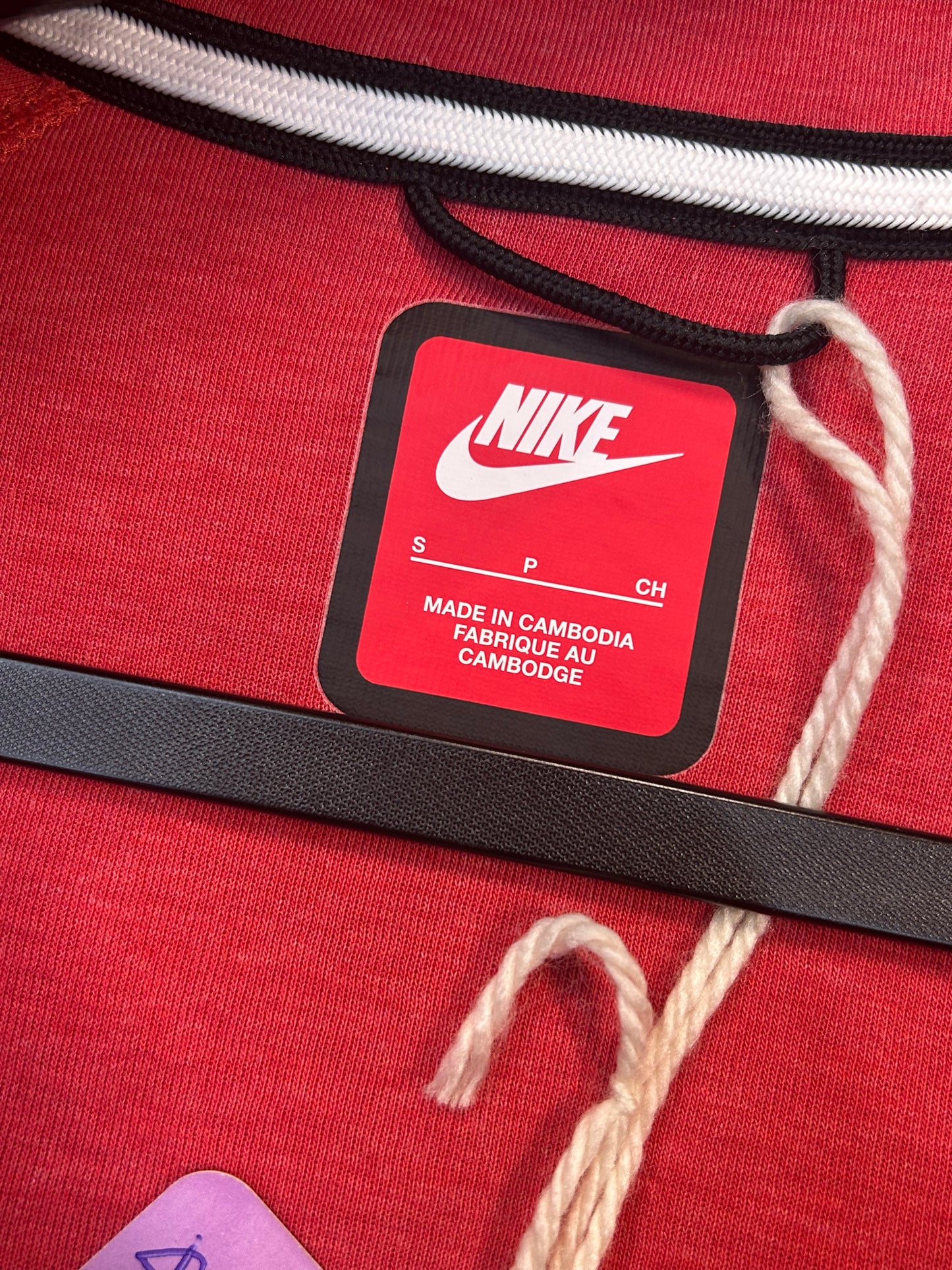 Red Nike Tech Track Suit Top/Bottom