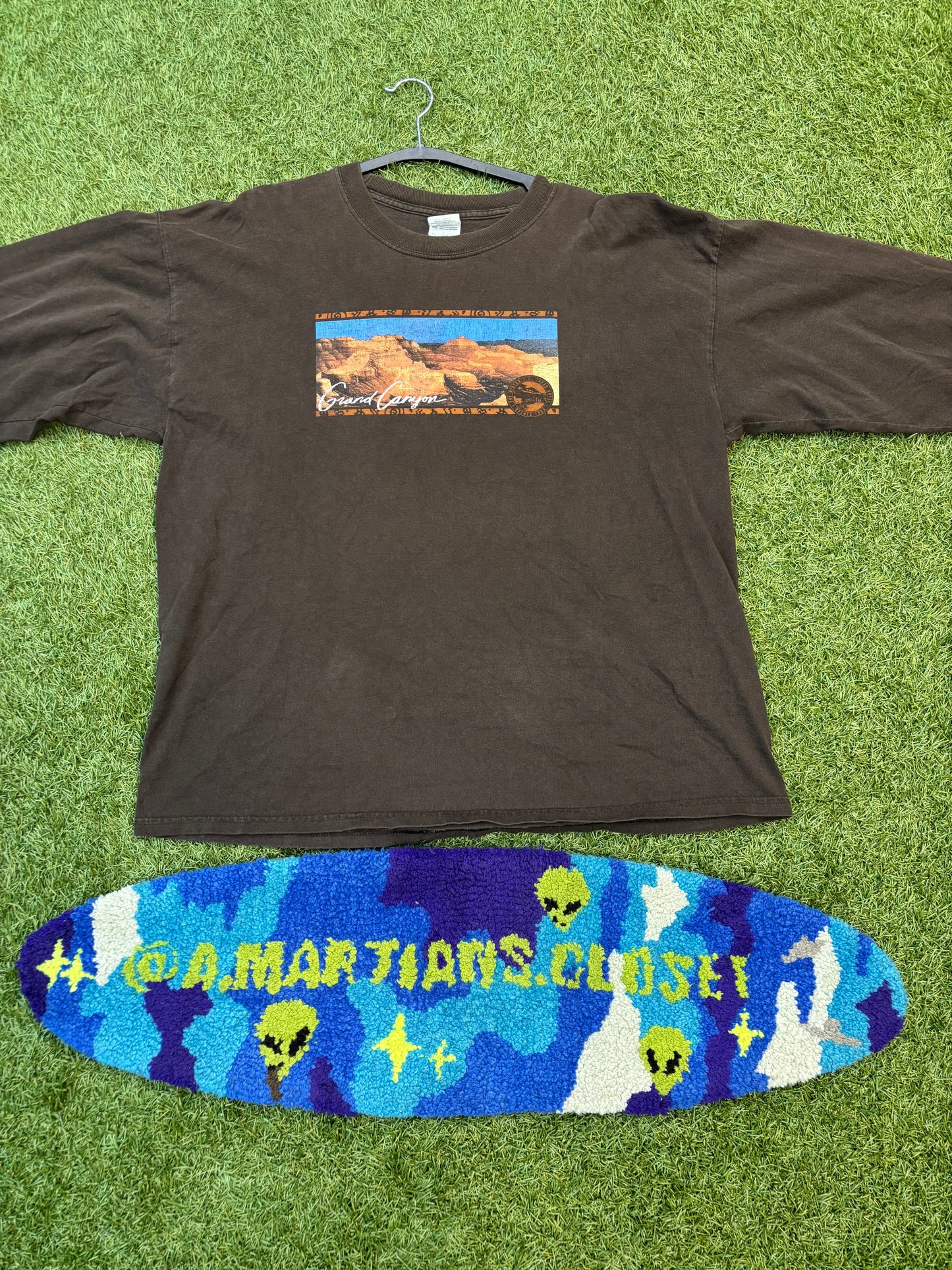 Vintage Brown Tee Featuring Grand Canyon Graphic