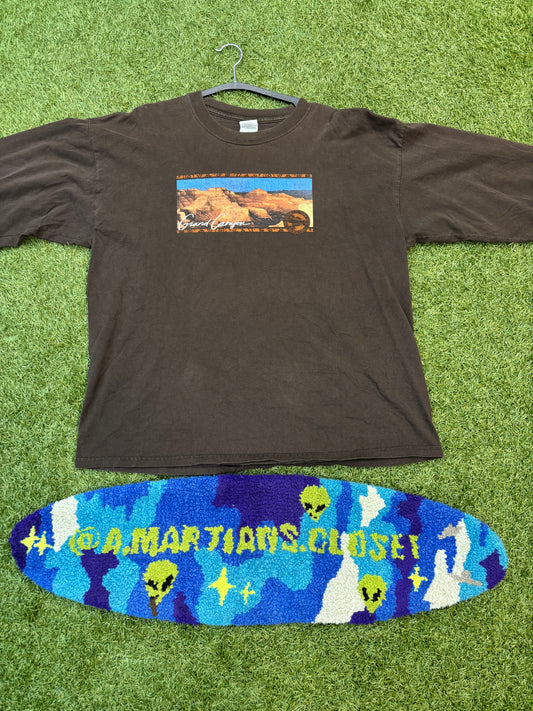 Vintage Brown Tee Featuring Grand Canyon Graphic