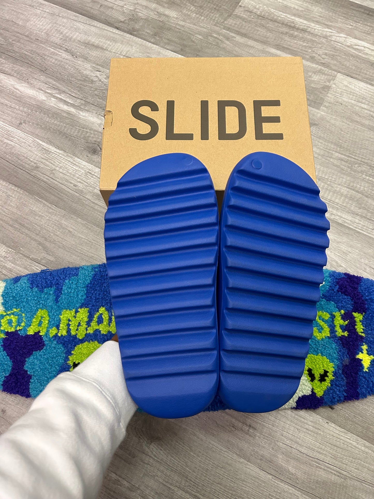 Adidas Yeezy Slide Azure