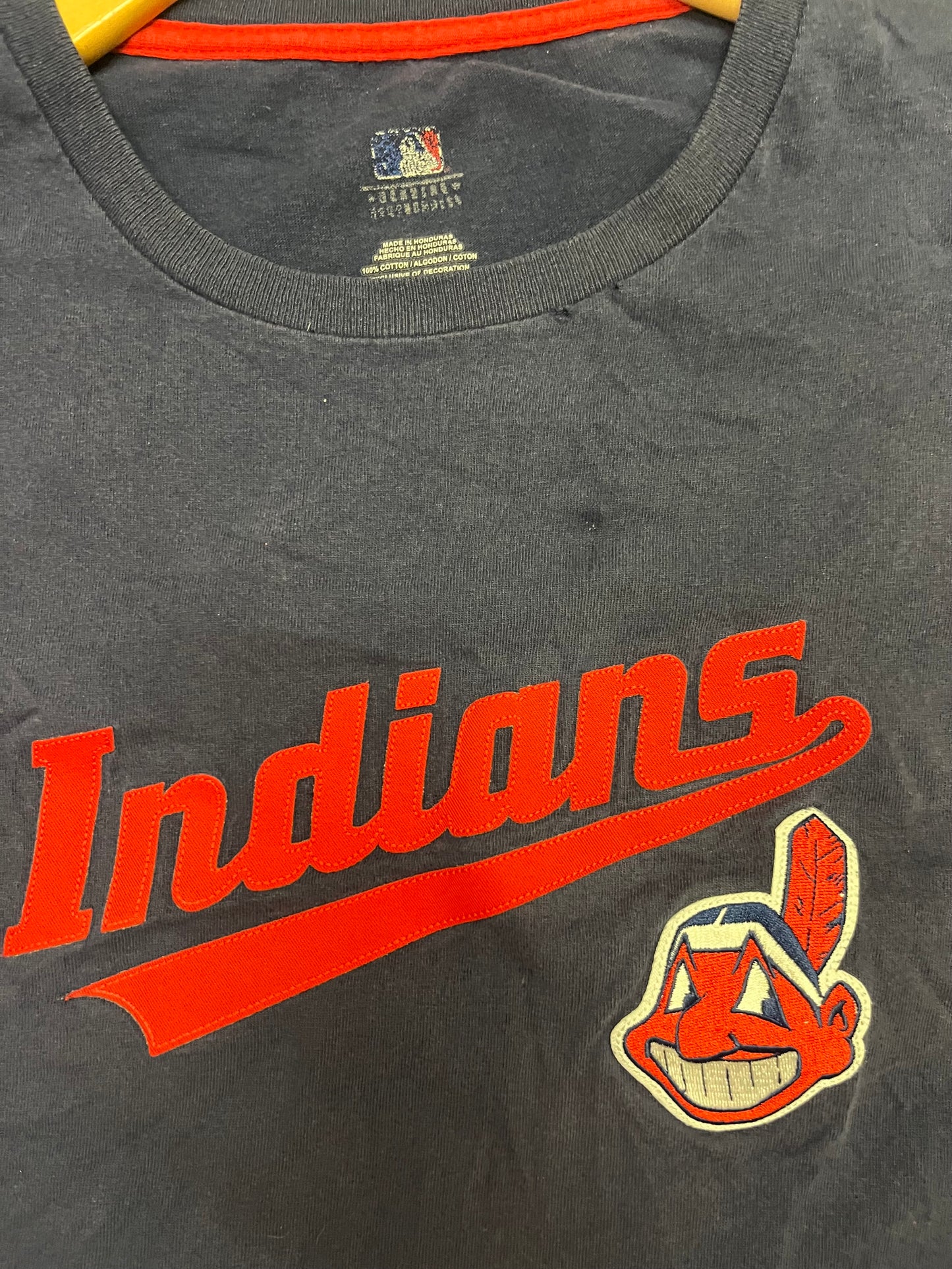 Retro Style Embroidery Indians Tee