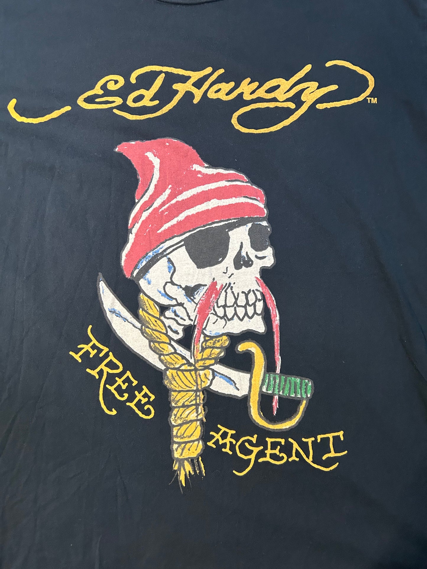 Y2K/Vintage Ed Hardy Free Agene Tee