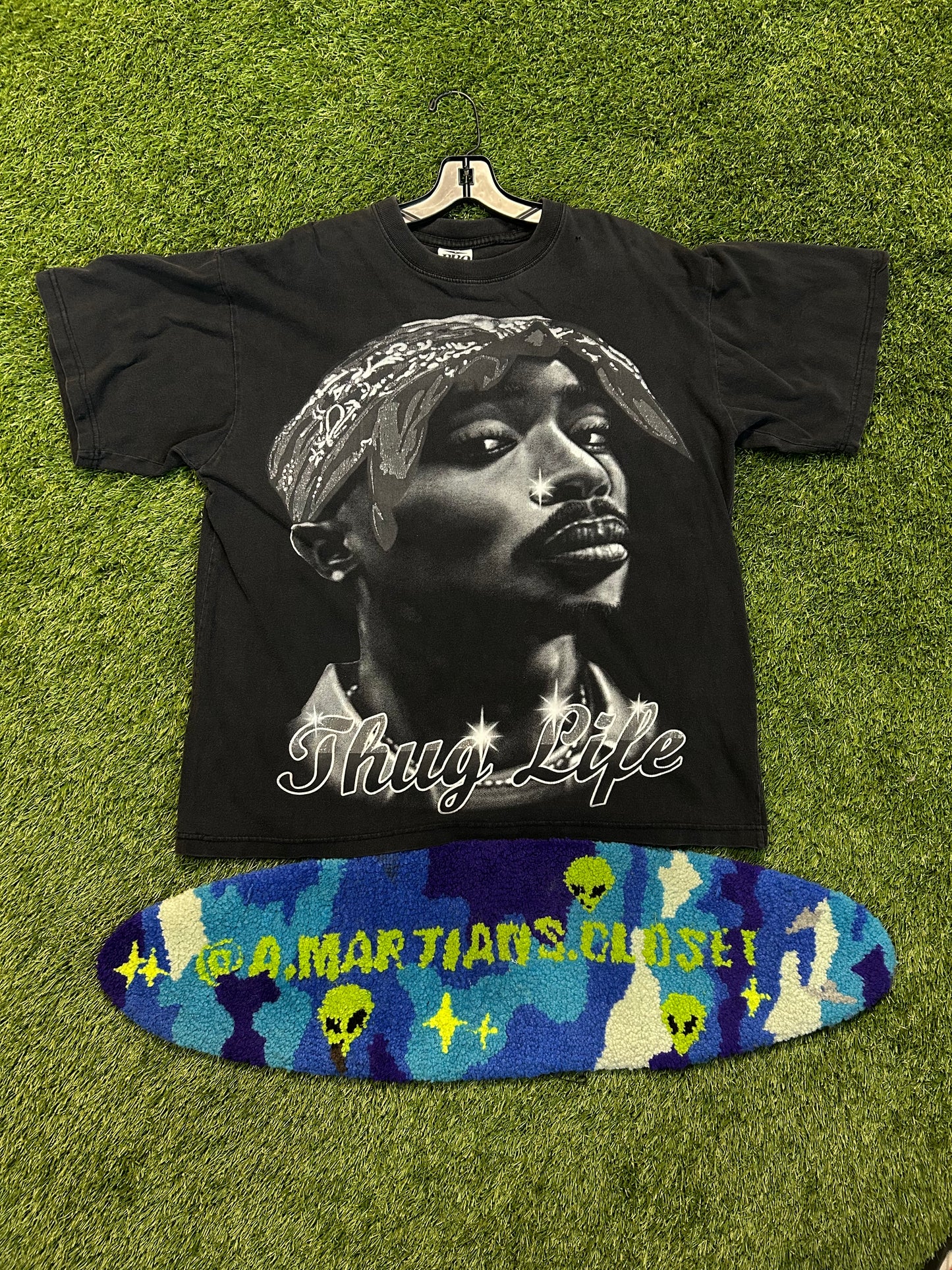 Vintage 90s 2Pac Thug Life Bling Tee
