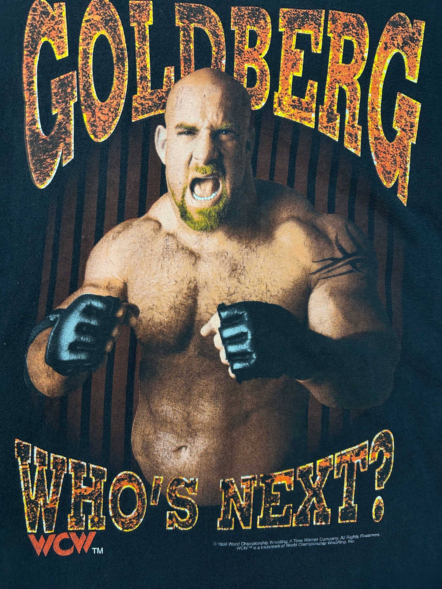 Vintage 1998 WCW Goldberg Who’s Next? Tee