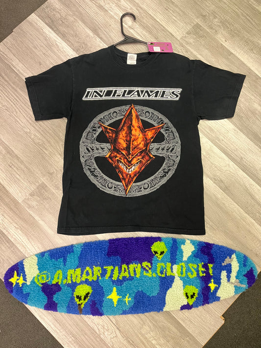 Vintage 90s In Flames Band Tee