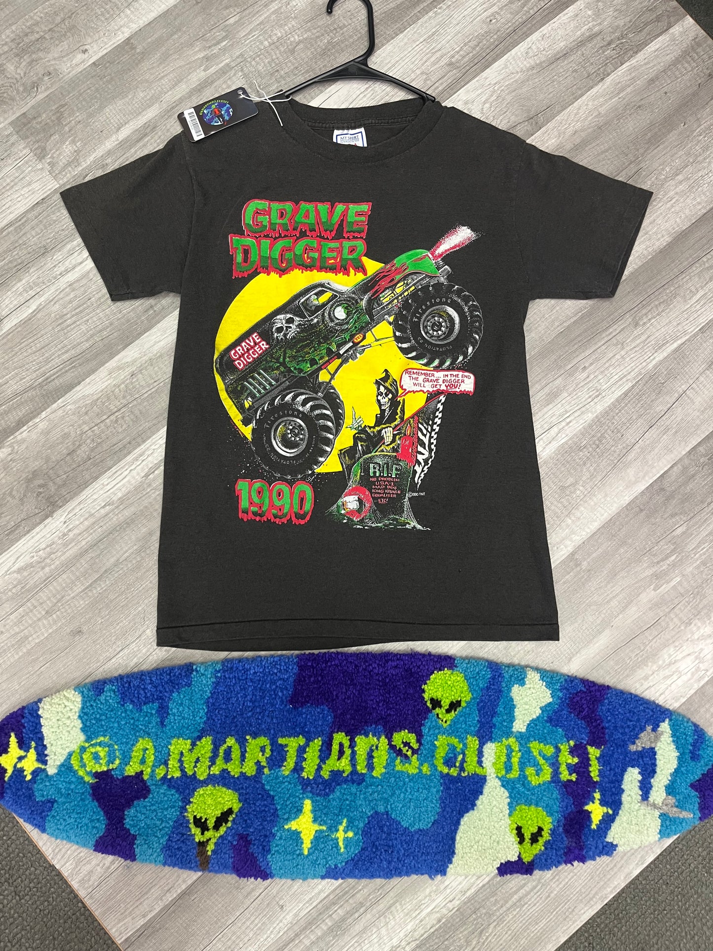 Rare Vintage 1990 Grave Digger Tee