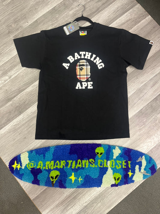 Bape Checkered College Tee