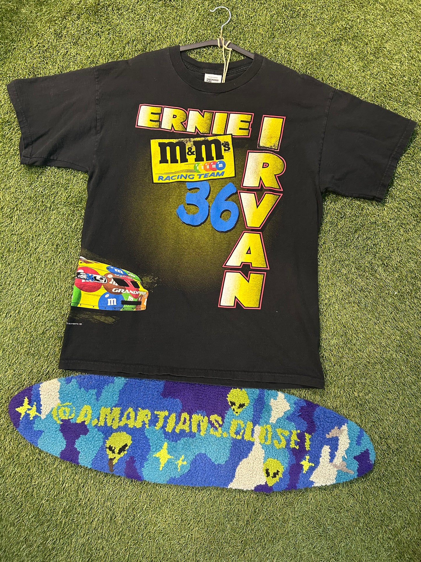 Vintage 1999 Ernie Irvan M&M NASCAR Tee