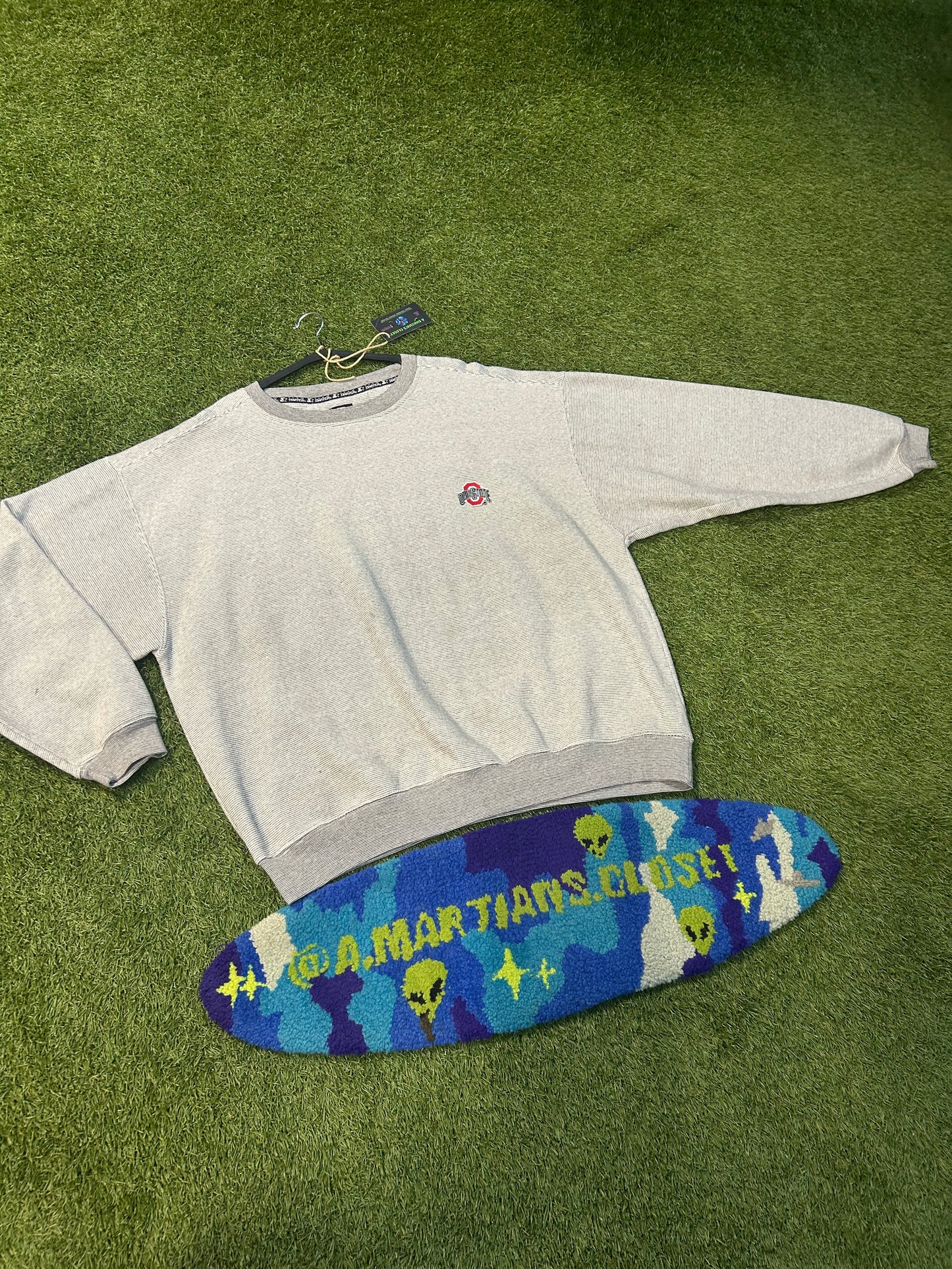 Vintage Starter Ohio State Small Embroidered Patch Crewneck