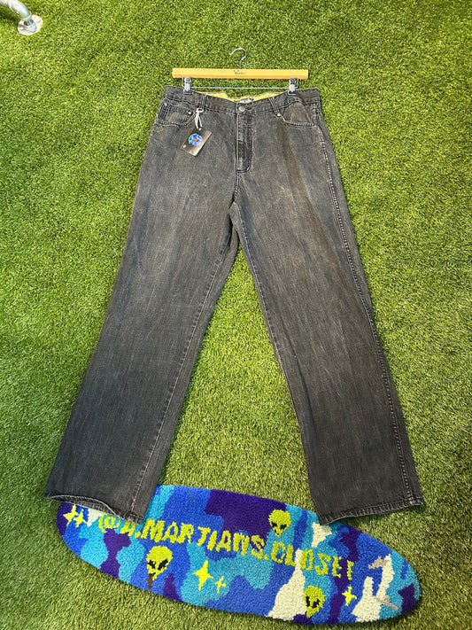 Y2K Green Snake Pelle Pelle Denim Jeans