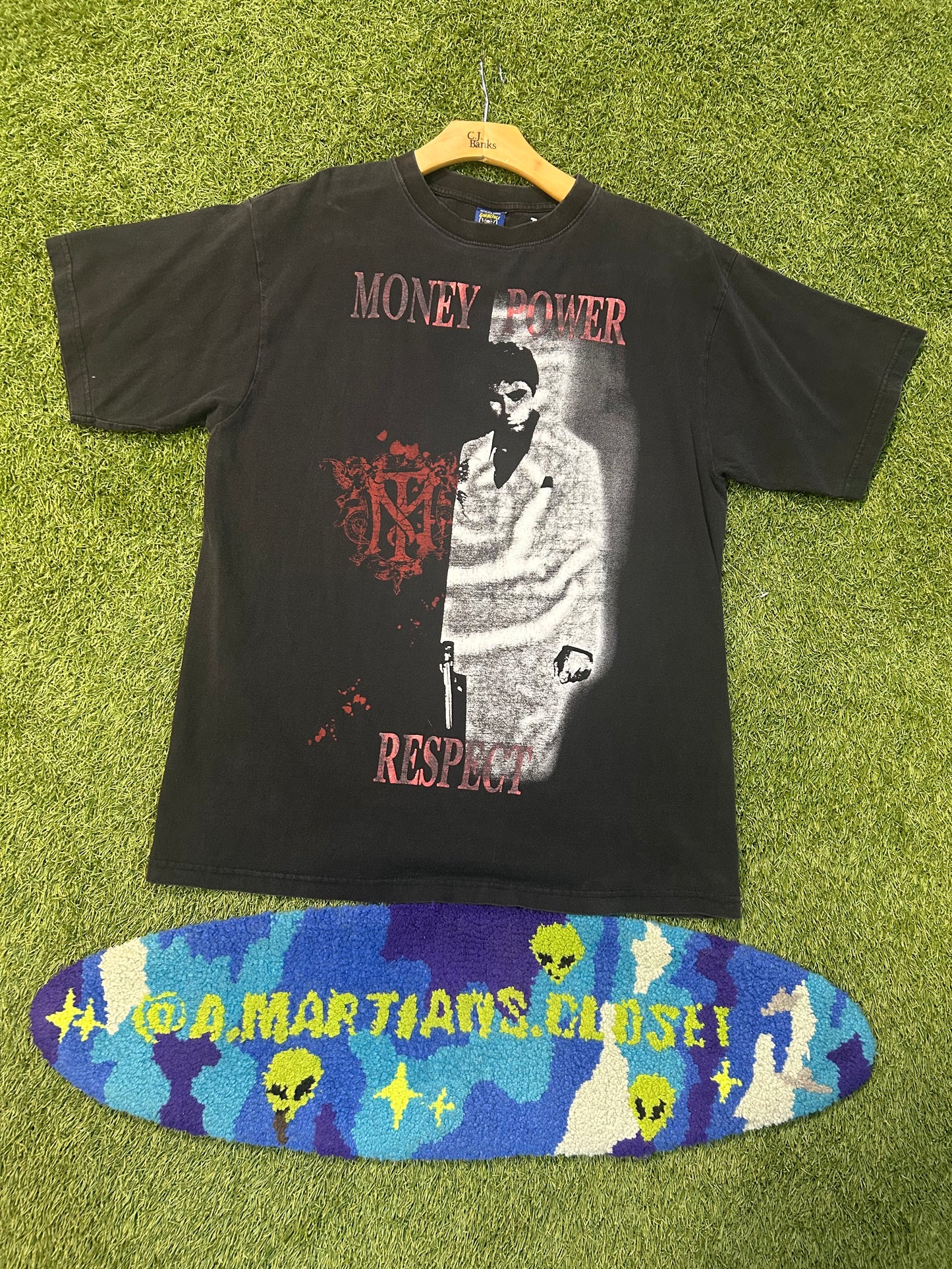 Y2K Scarface Money Power Respect Tee