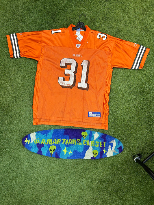Y2K Reebok Cleveland Browns #31 Green NFL Jersey