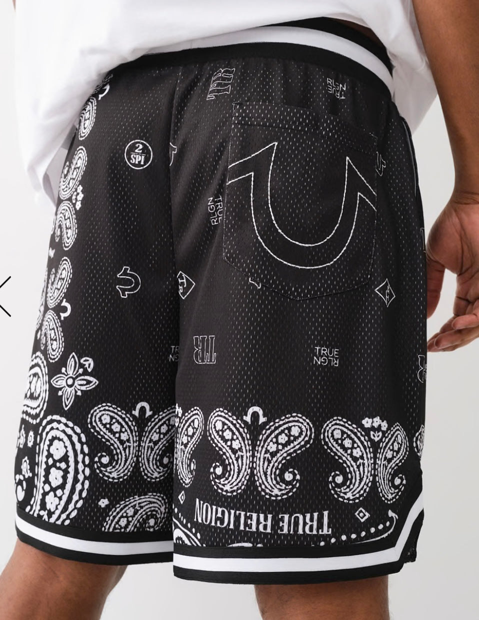 True Religion Bandana Sublimation Shorts