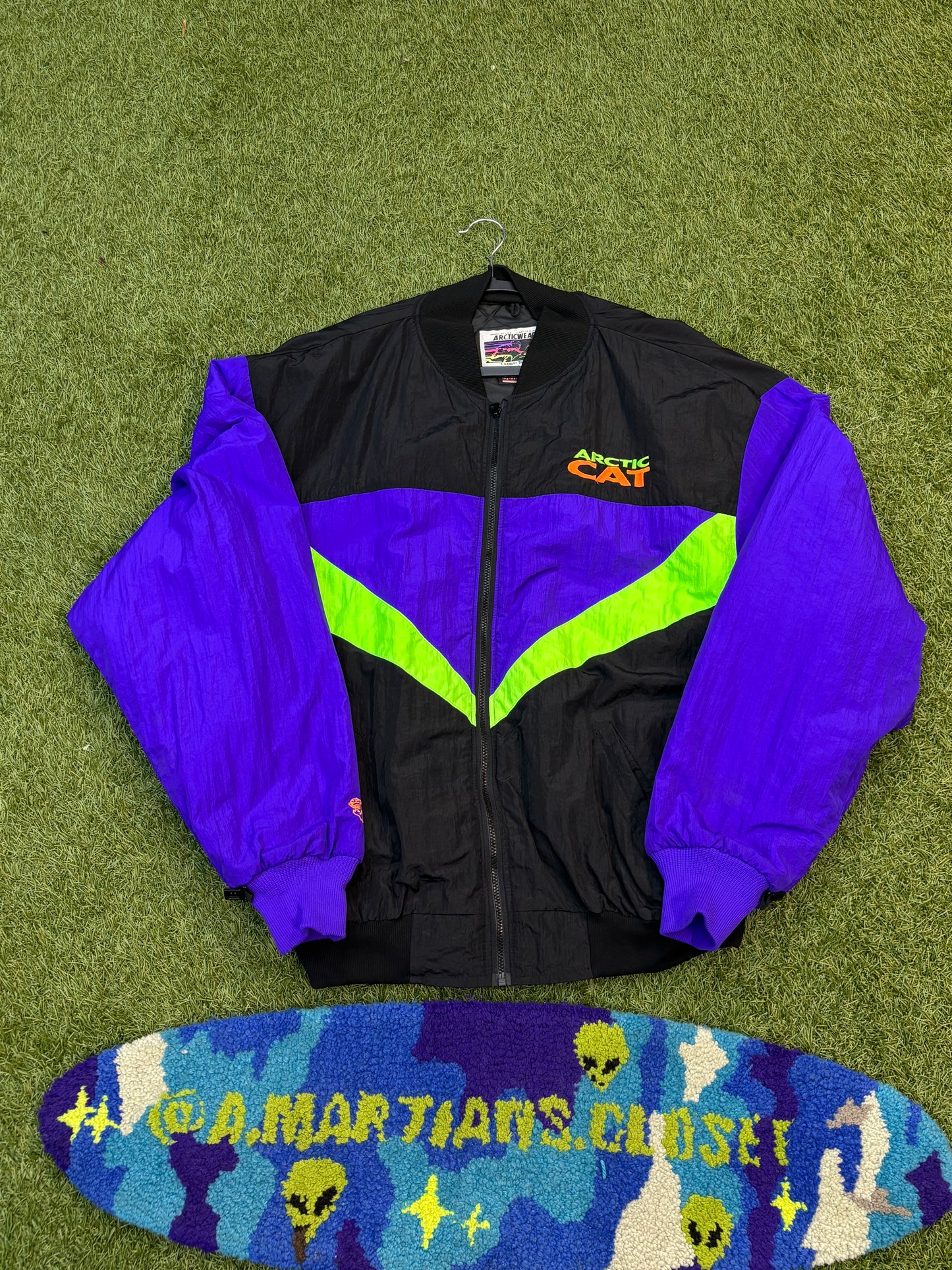 Vintage Arctic Cat Windbreaker Zip Up
