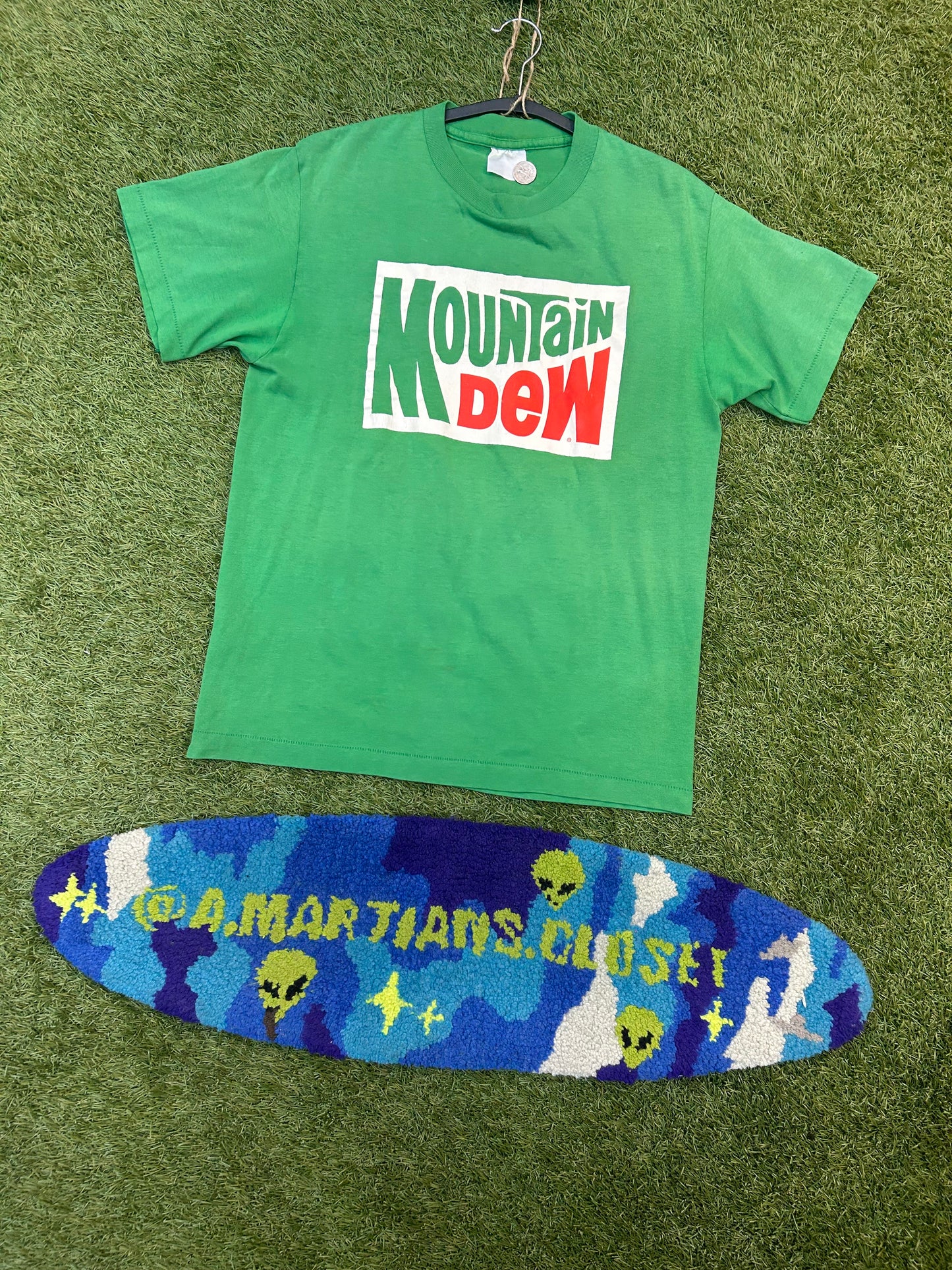 Vintage 90s Single Stitch Mountain Dew Promo Tee