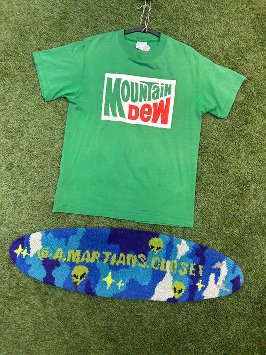 Vintage 90s Single Stitch Mountain Dew Promo Tee