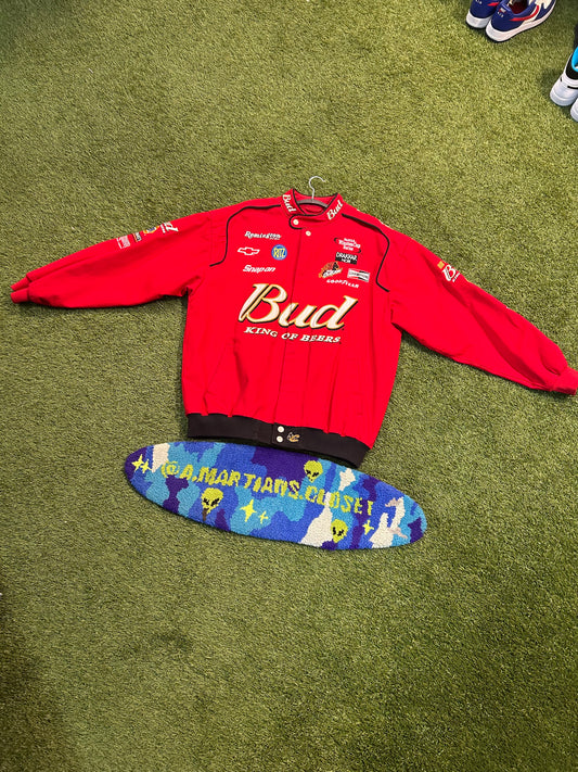 Vintage Dale Earnhardt Jr Budweiser NASCAR Jacket