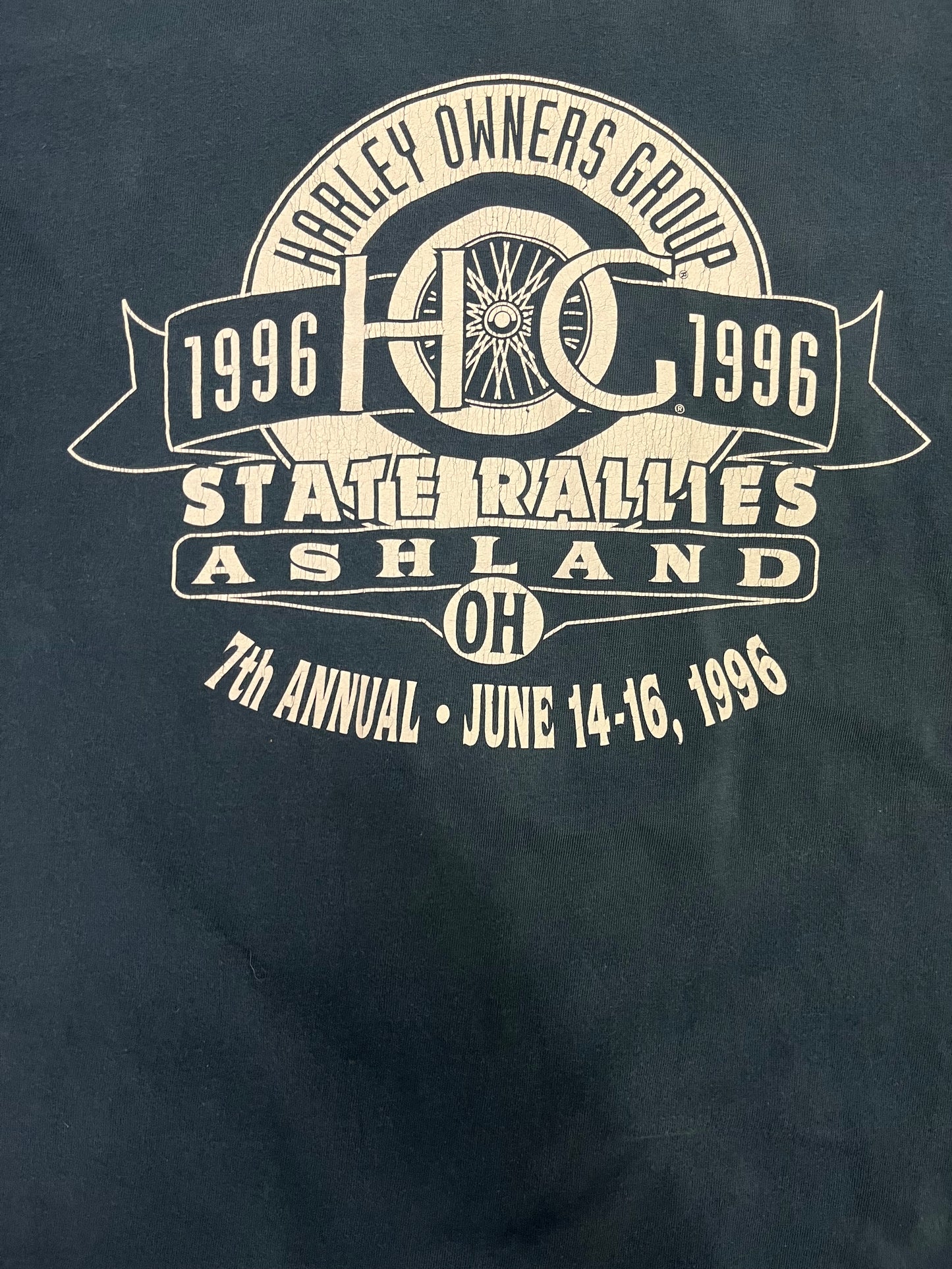 Vintage 1996 Ohio State Hog Rally Tee