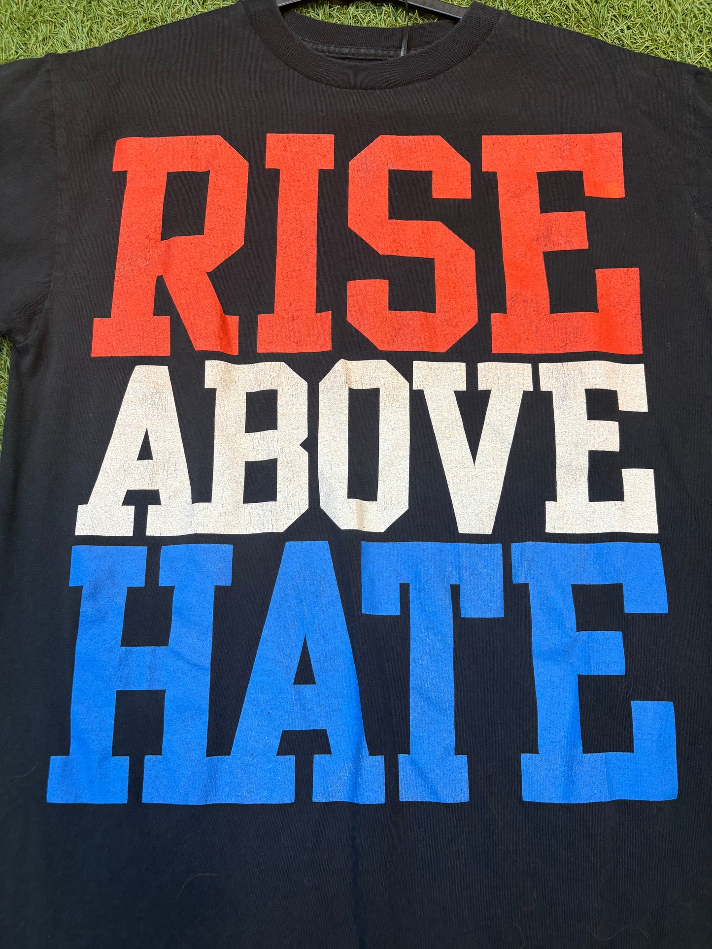 2011 WWE John Cena Rise Above Hate Hustle Loyalty Respect Tee
