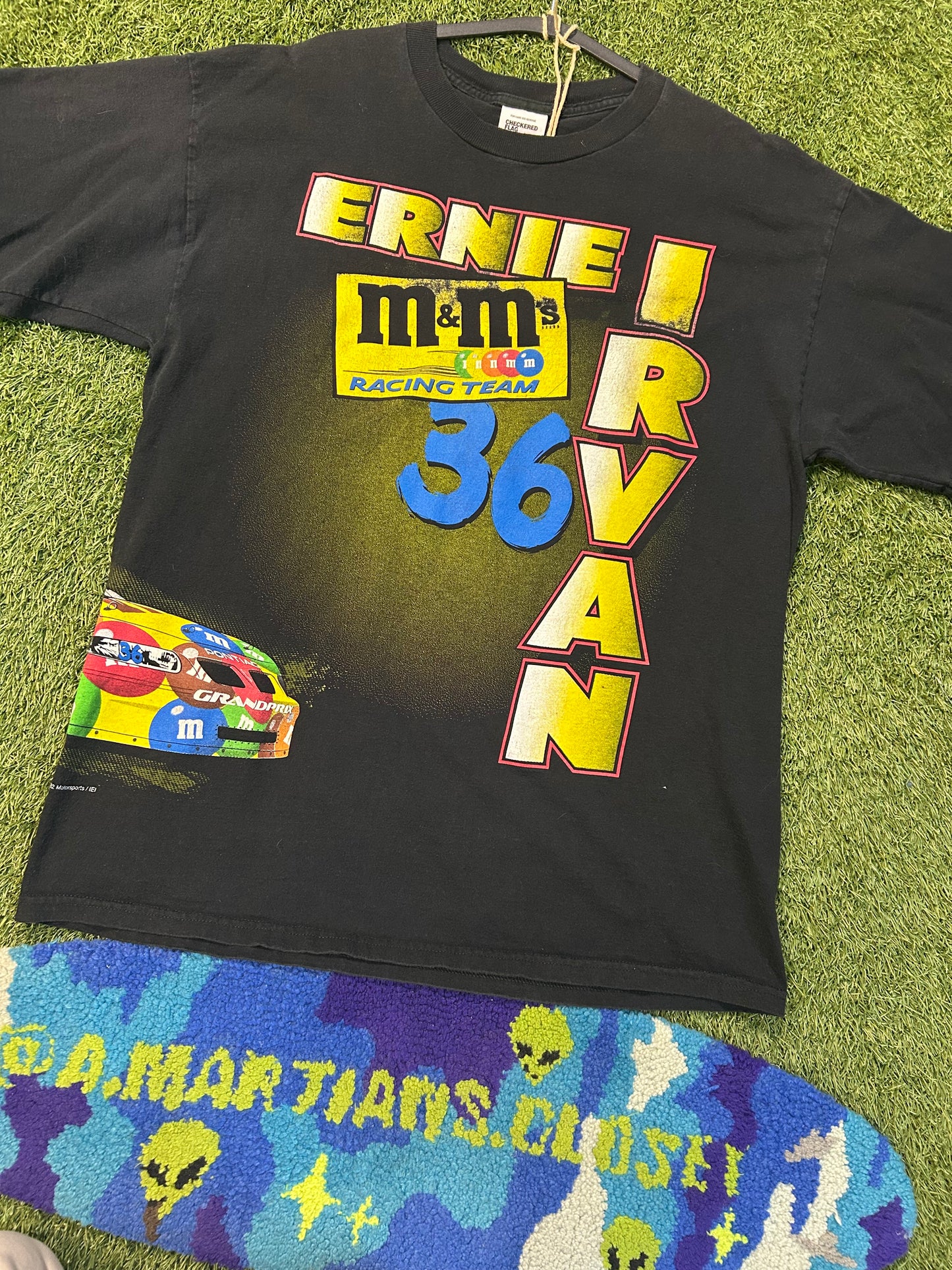 Vintage 1999 Ernie Irvan M&M NASCAR Tee