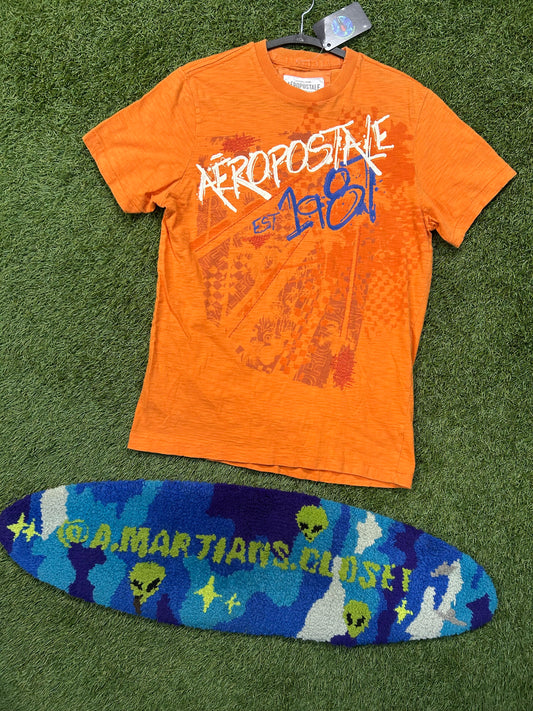 Y2K Aeropostale Orange Graphic Tee