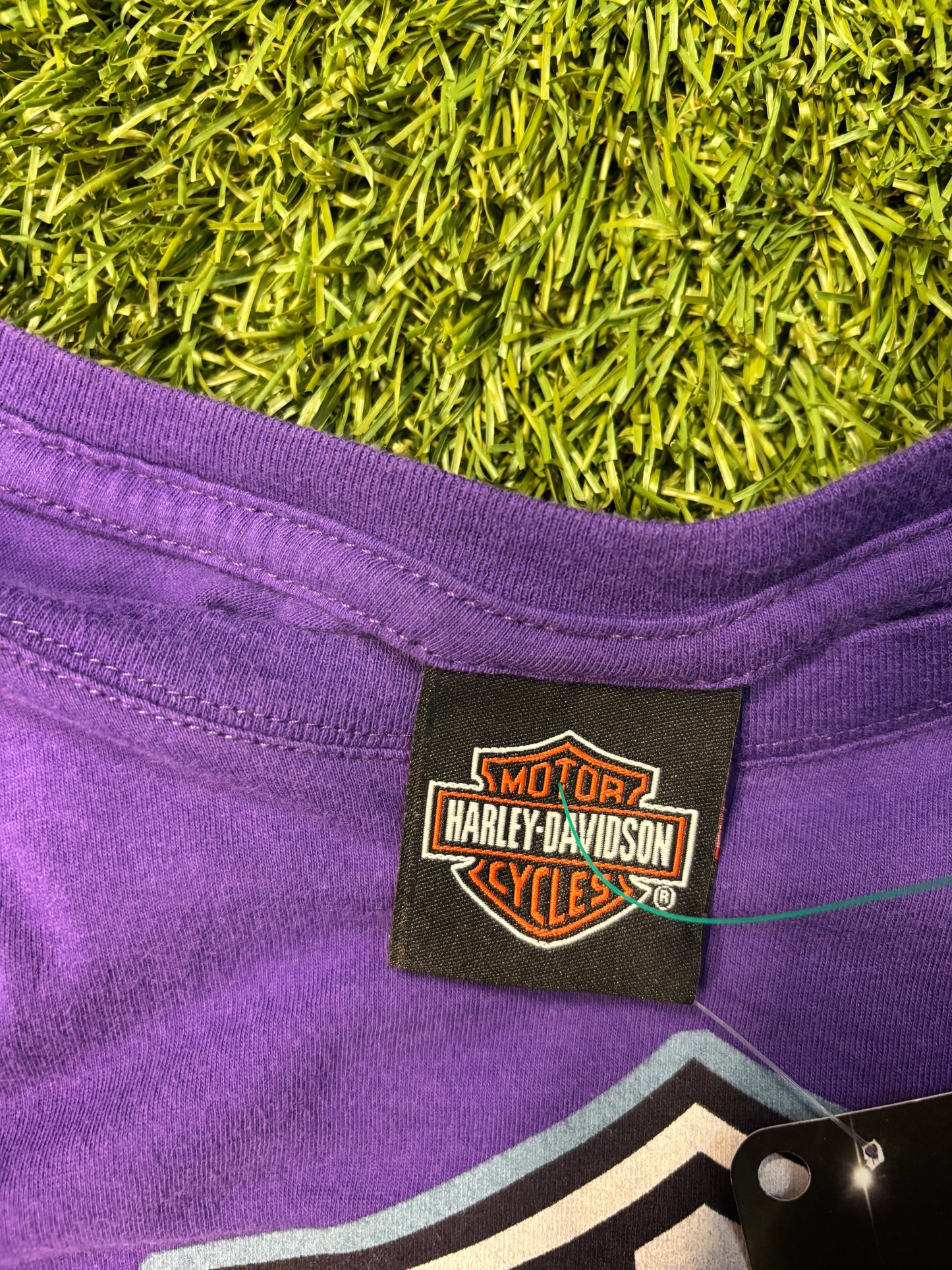 Y2K Womens Purple Harley Davidson Tee