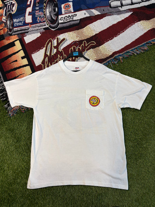 90s Single Stitch Adam Petty The Next Generation NASCAR T-Shirt Size XL Anvil Red Bar Tag