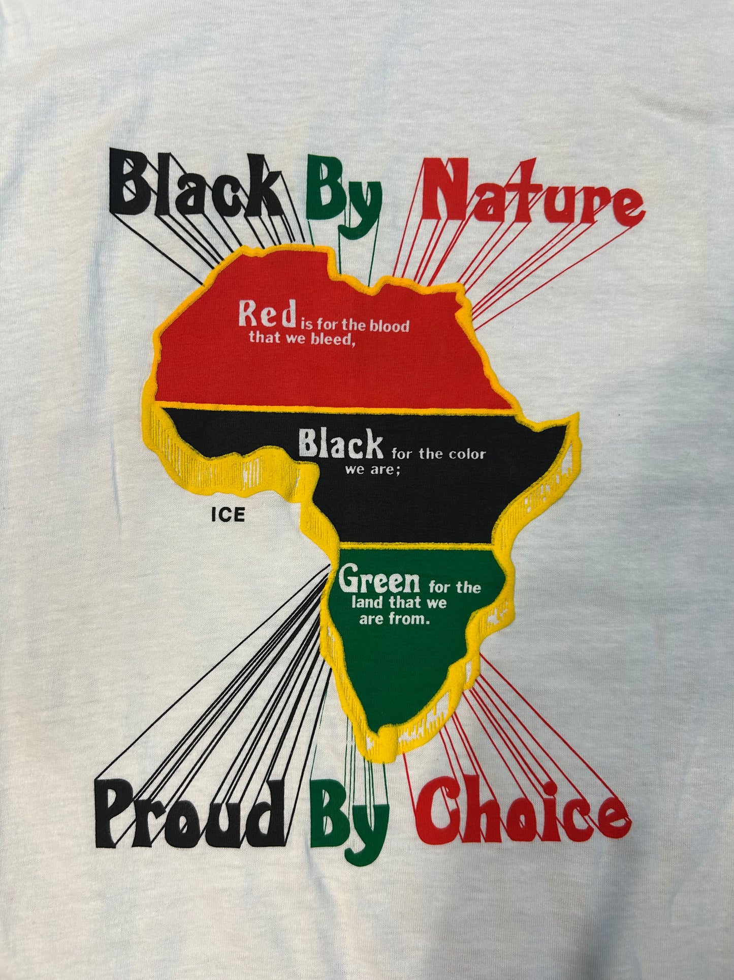 Vintage 90s Black By Nature Proud By Choice Tee