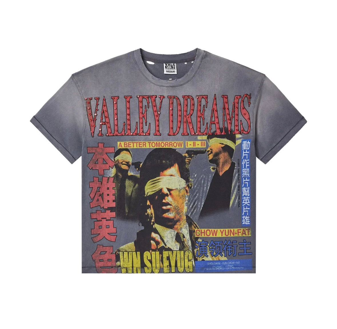 Vale Grey Robber Bling Tee