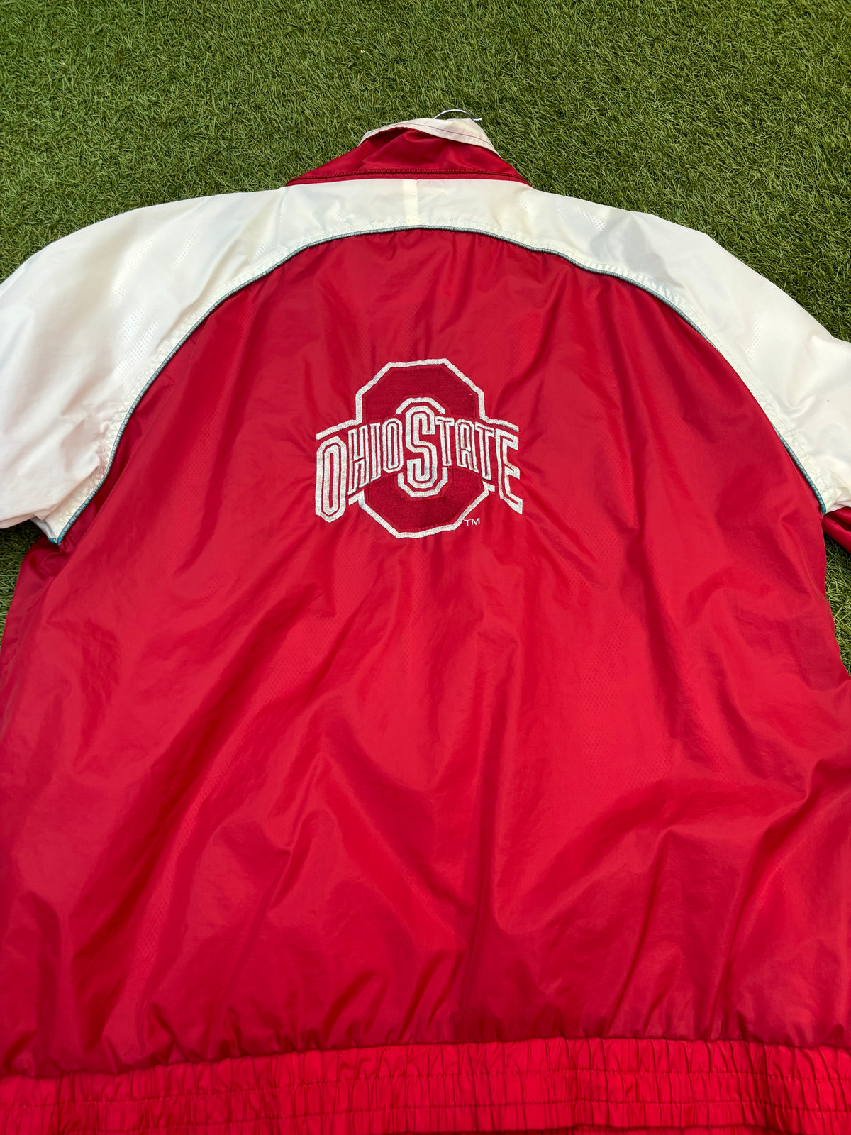 Vintage Red & White Starter Ohio State Windbreaker 90’s Jacket
