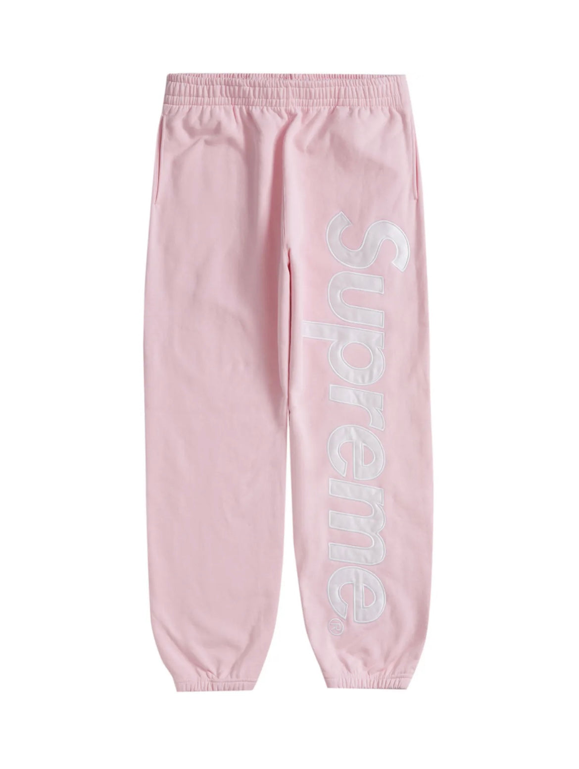 Supreme Satin Appliqué Sweat Pants