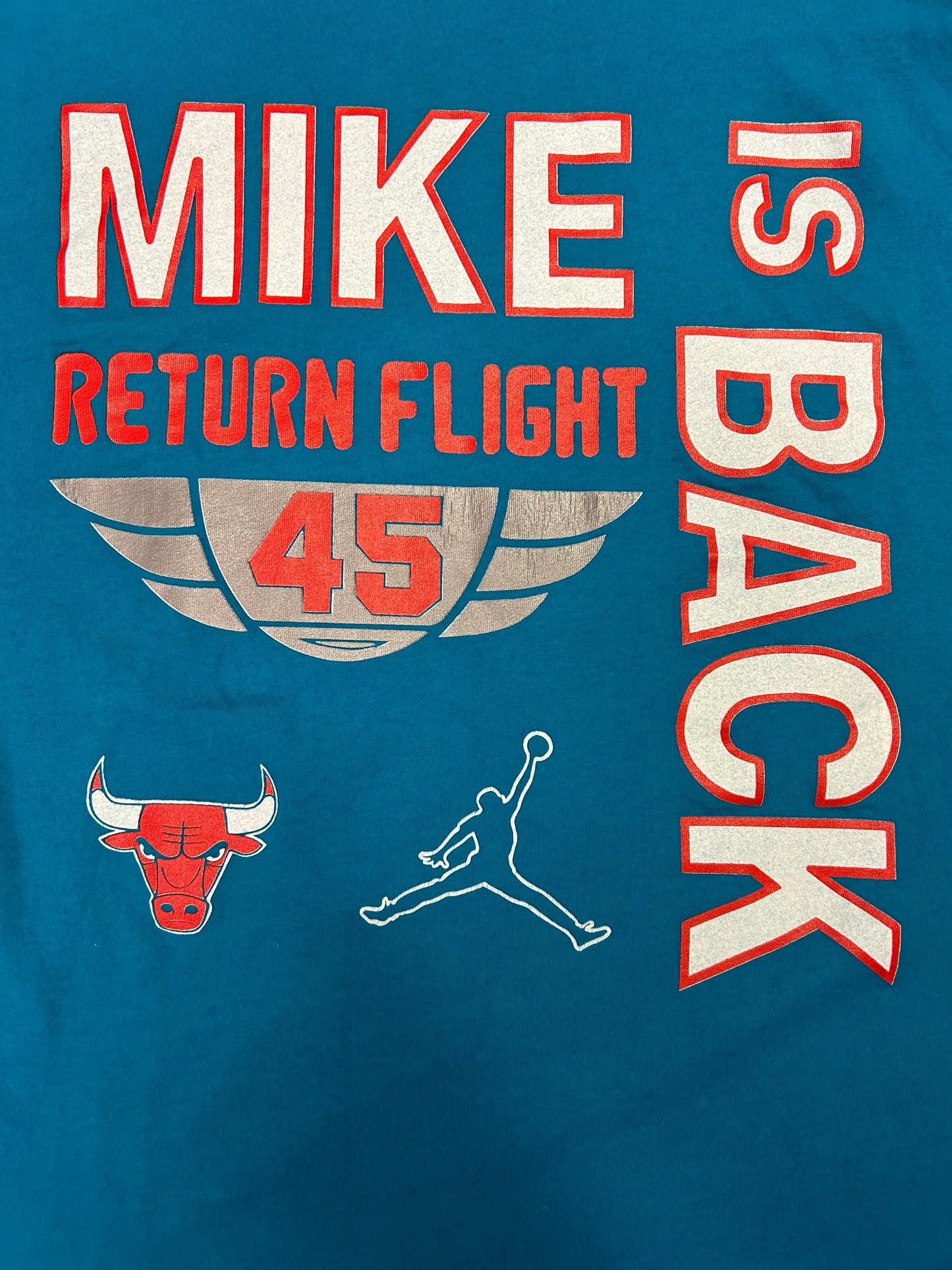 Rare Vintage 90s Micheal Jordan Mike Is Back Tee